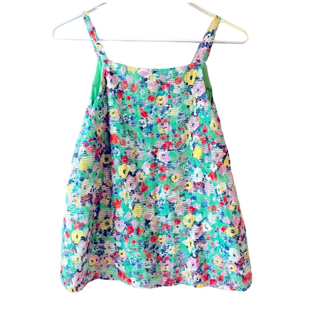 Anthropologie Floral Tank Top - Multicolor